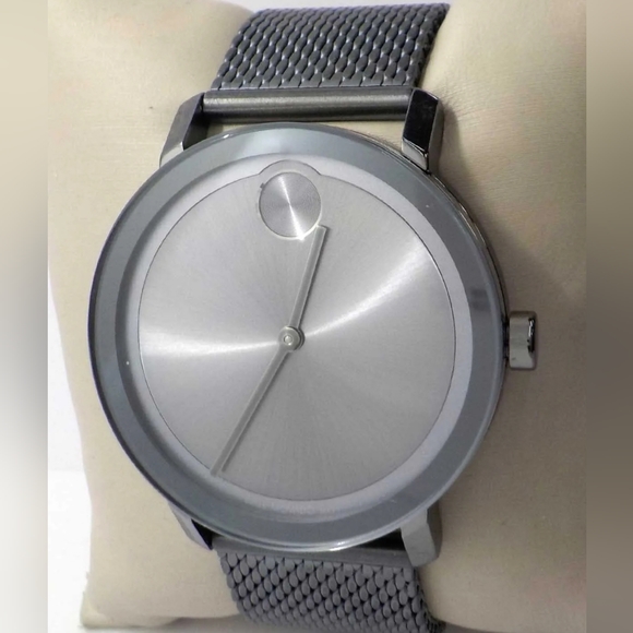 ***SOLD*** Movado Unisex Bold Evolution Quartz Grey Dial Watch - Picture 2 of 12